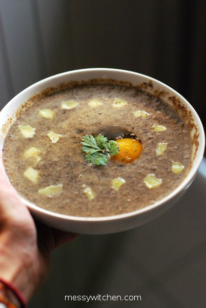 Mushroom Coconut Soup With Cheese